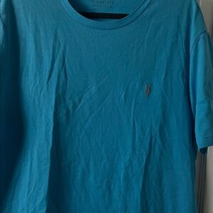 All Saints Vibrant Blue Short Sleeve Tee